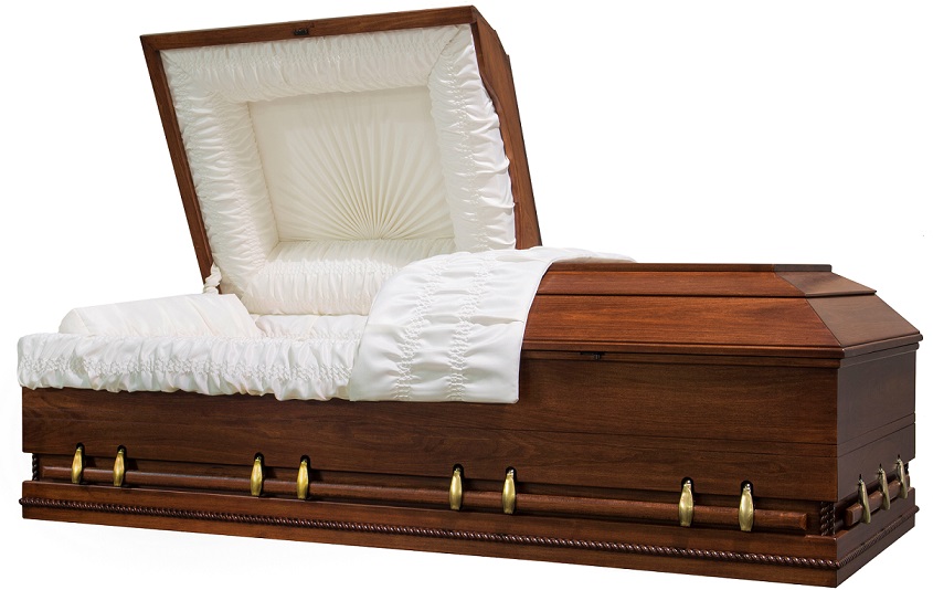 Photo of MAJESTIC SOLID POPLAR - 30 or 33 inch OVERSIZE Casket Casket