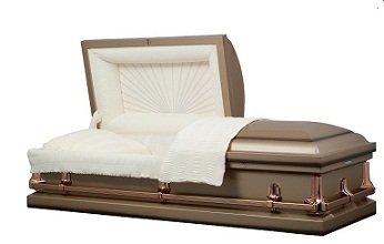 Image of American Coppertone Metal Casket Casket