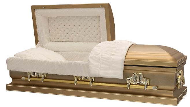 Image of ROYAL AUTUMN GOLD Steel Casket Casket