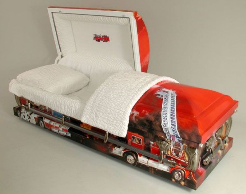 Photo of FIREFIGHTERS Legacy Art Casket Casket