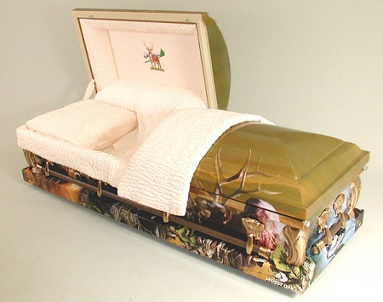 Image of MEMORIES of the HUNT Art Casket Casket