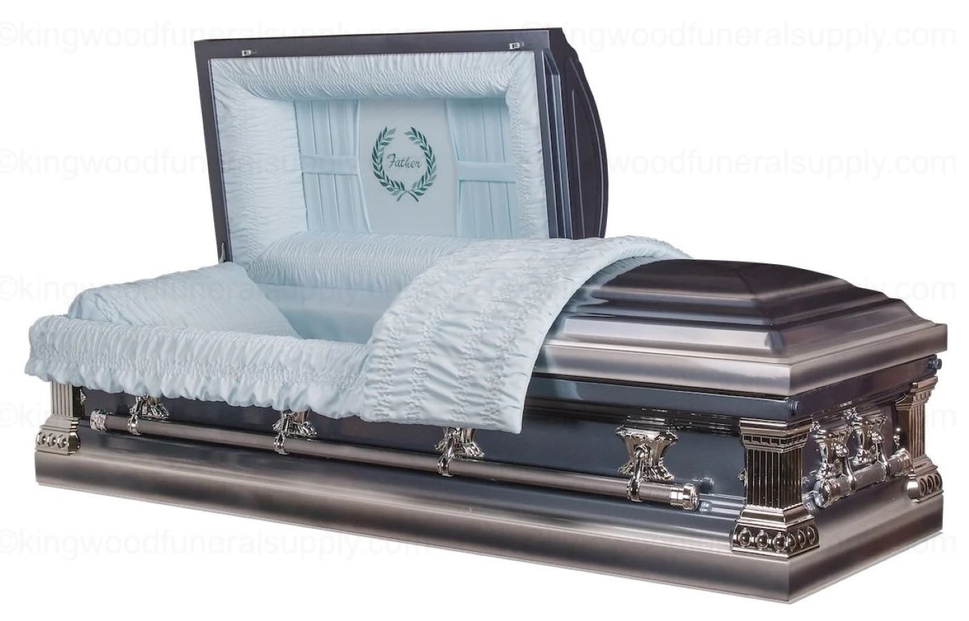 Photo of FATHER TRIBUTE - Steel Locking Casket Casket