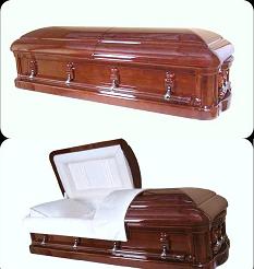 Image of Majestic Royale Mahogany Casket Casket