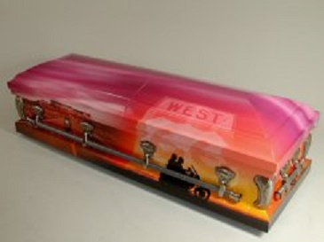 Image of MOTORCYCLE - EASY RIDE -Art Casket Casket