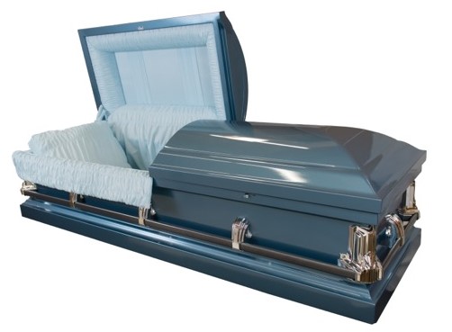 Image of Optima Blue 20GA Steel Casket Casket