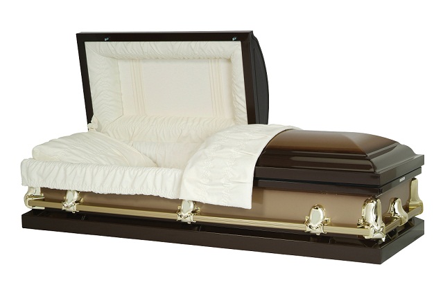 Photo of Spartan Gold- Bronze Steel Casket Casket