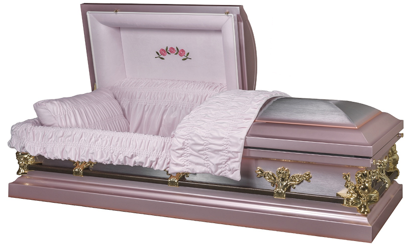 Photo of Athena Briar Rose Metal Casket Casket