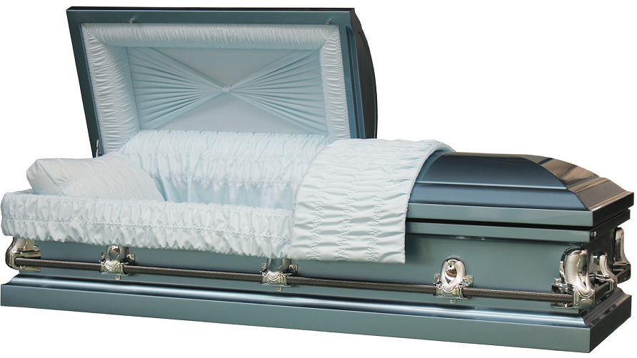 Photo of Galaxy Blue 20GA Steel Casket Casket