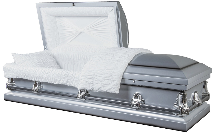 Photo of Optima - SILVER 20GA Steel Casket Casket