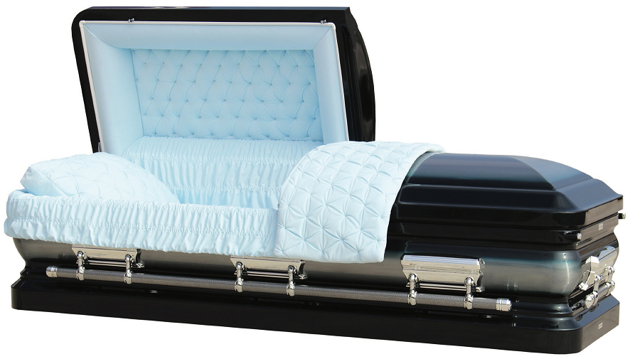 Photo of LIBERTY MIDNIGHT BLUE ROYALE Steel Casket Casket