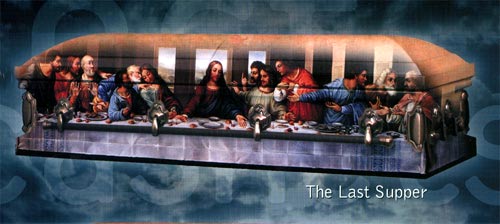 Photo of LAST SUPPER Art  Casket