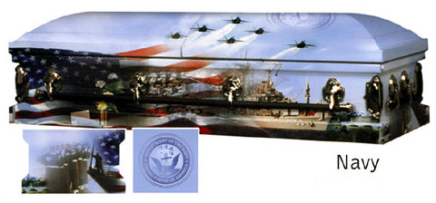 Image of AAA - US NAVY Art Casket Casket