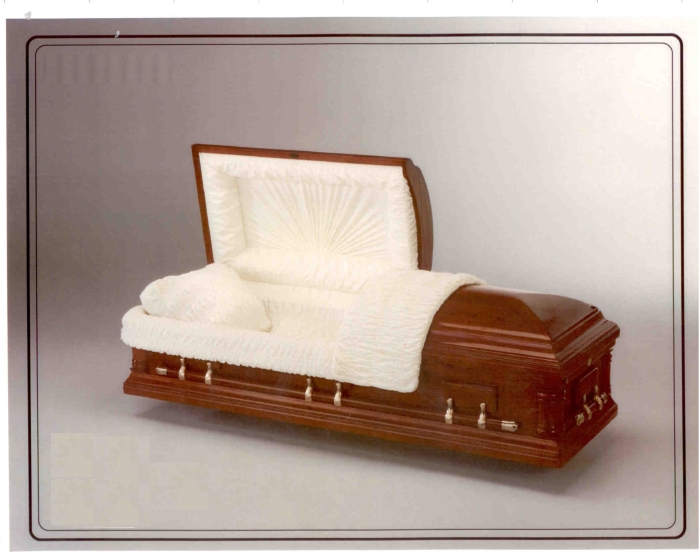 Photo of Champlain Cherry Wood Casket Casket